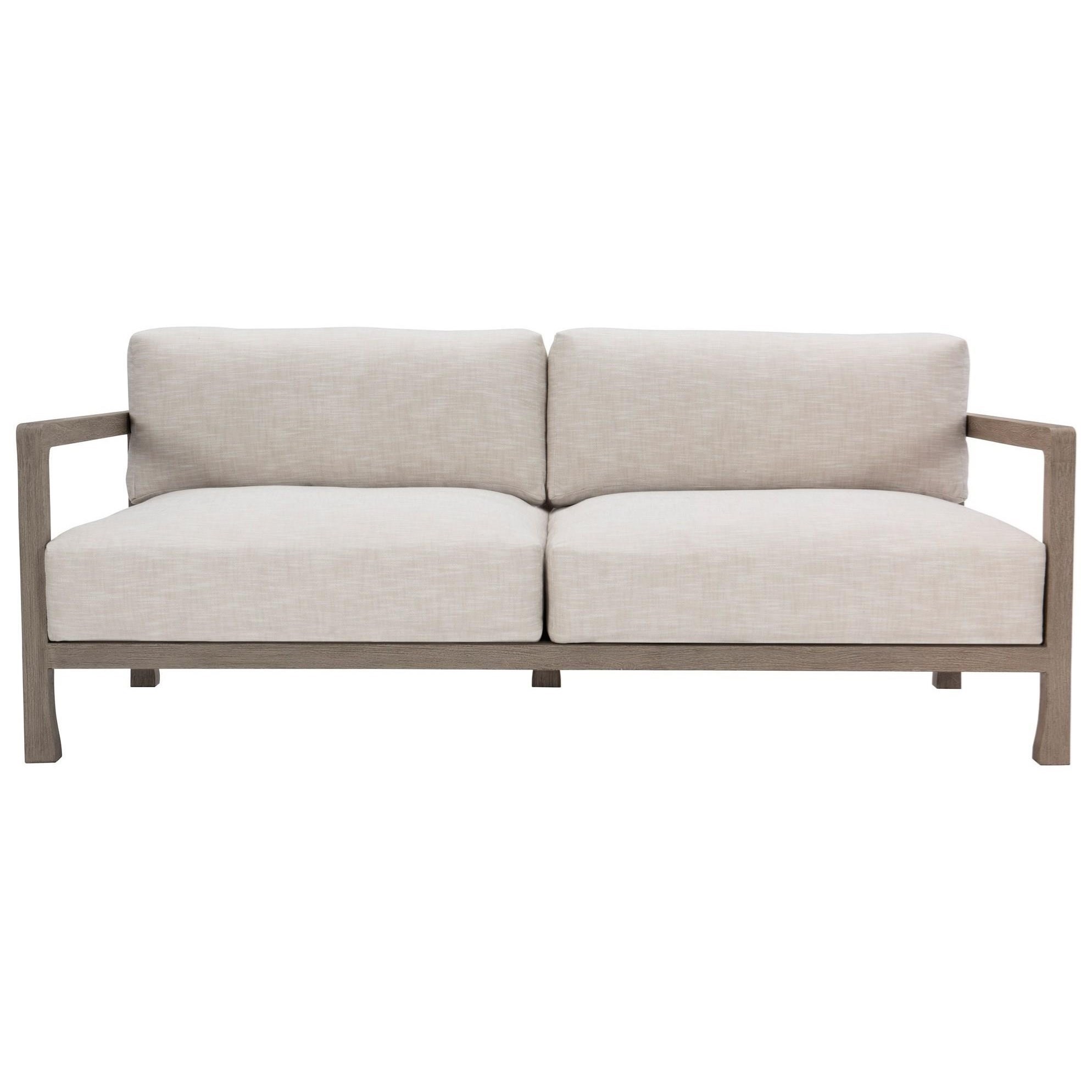 Bernhardt Exteriors Tanah Contemporary Outdoor Sofa in Weathered